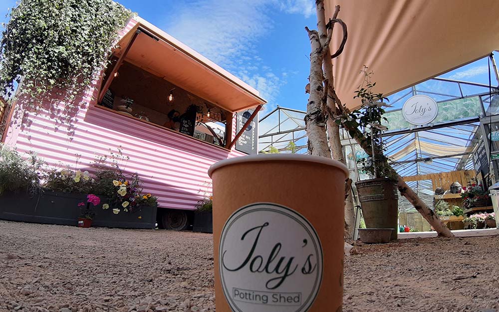 Inside the Potting Shed Cafe